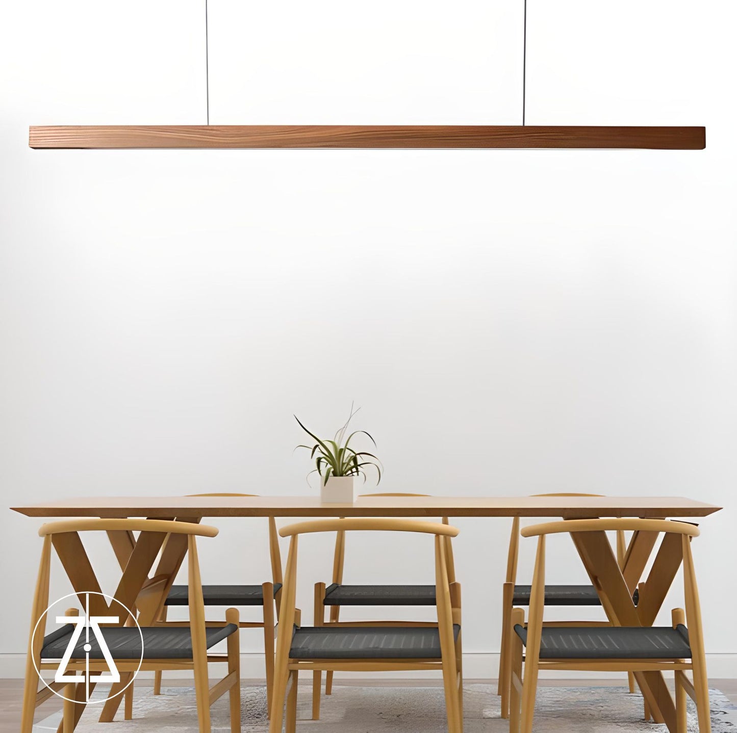 Zeibeck Wood 4x8cm WI-FI Controlled Single Color Pendant Lighting