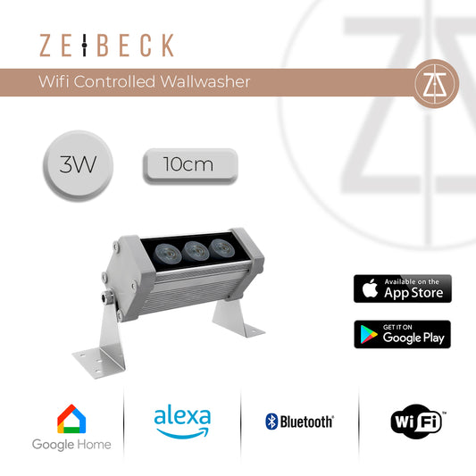 Zeibeck Wifi Controlled 10cm 3W Wallwasher